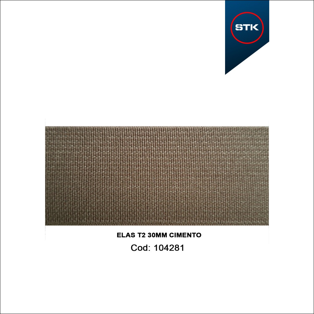 ELÁSTICO STK 187 T2 30MM CIMENTO