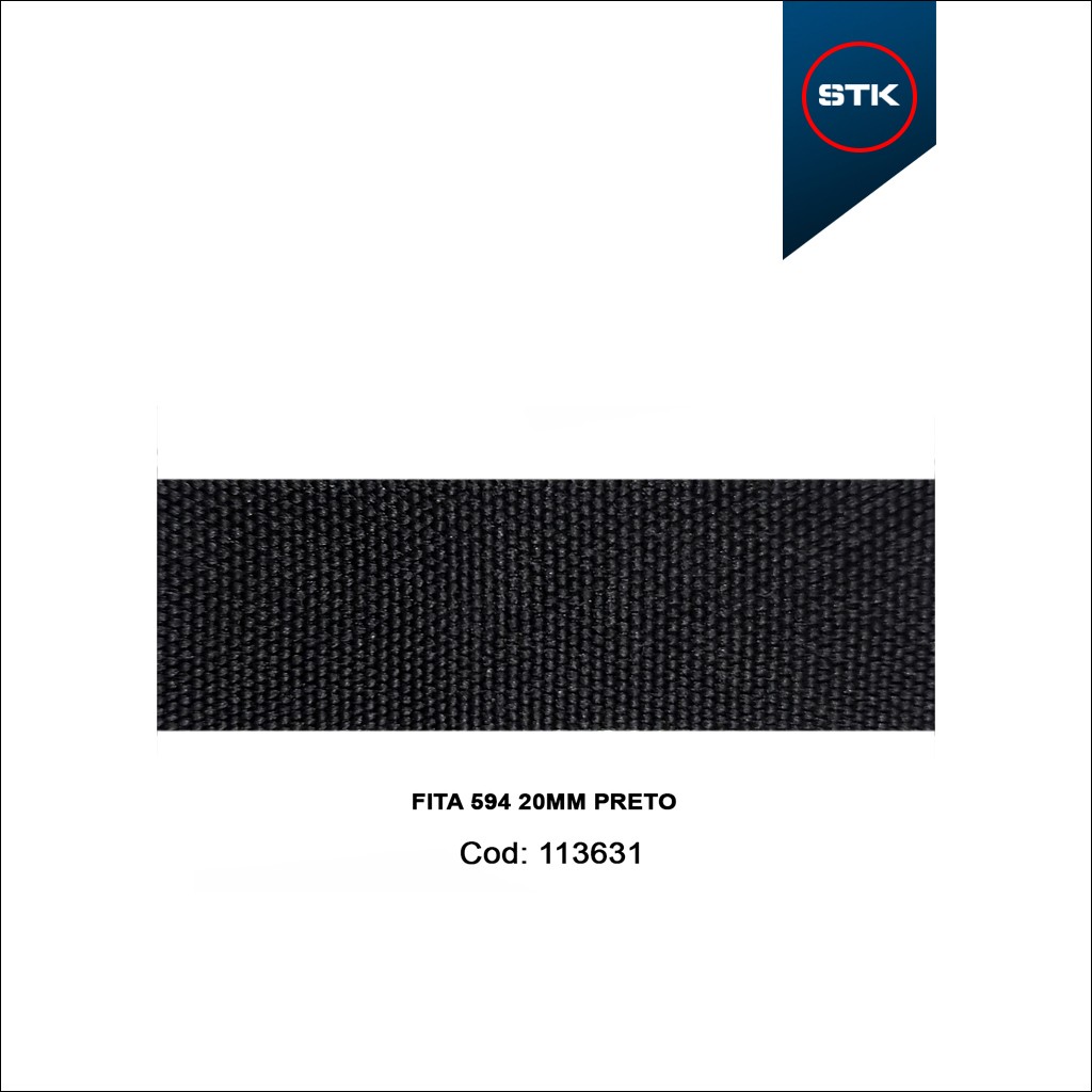 FITA 594 20MM PRETO