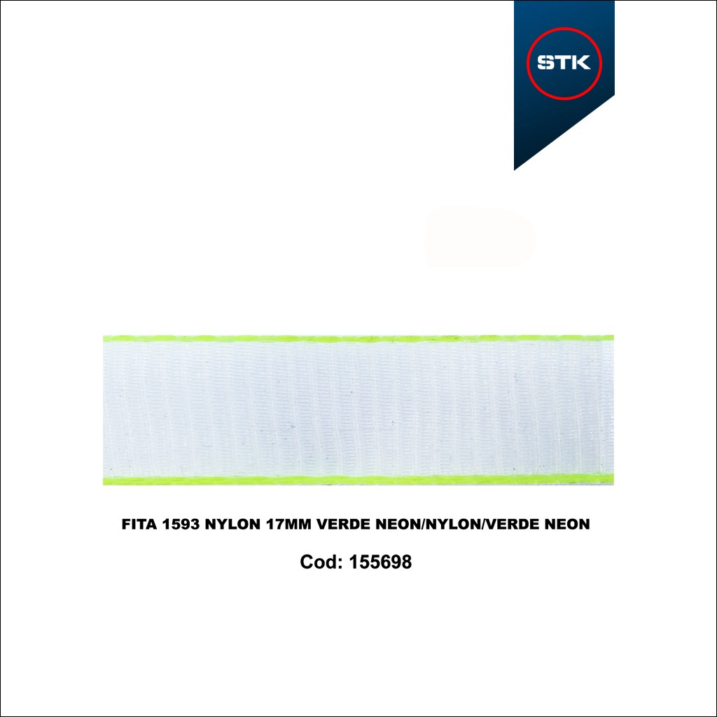 FITA 1593 NYLON 17MM VERDE N / NYLON