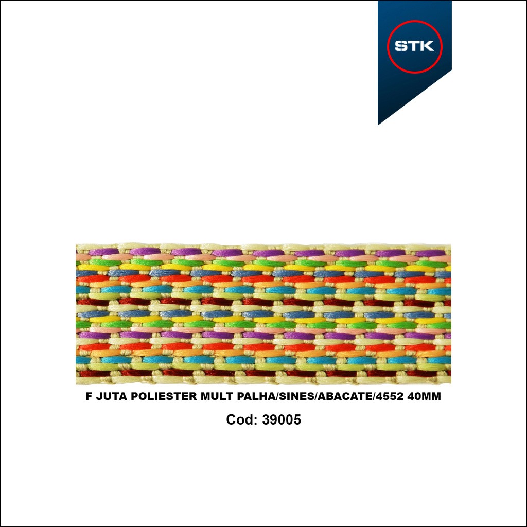 FITA JUTA POL 40MM PALHA / SINES / ABACATE / 4552